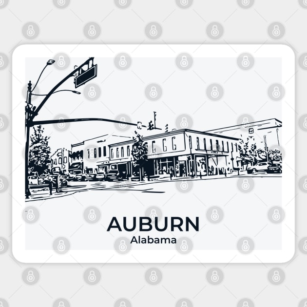 Auburn - Alabama Sticker by Lakeric